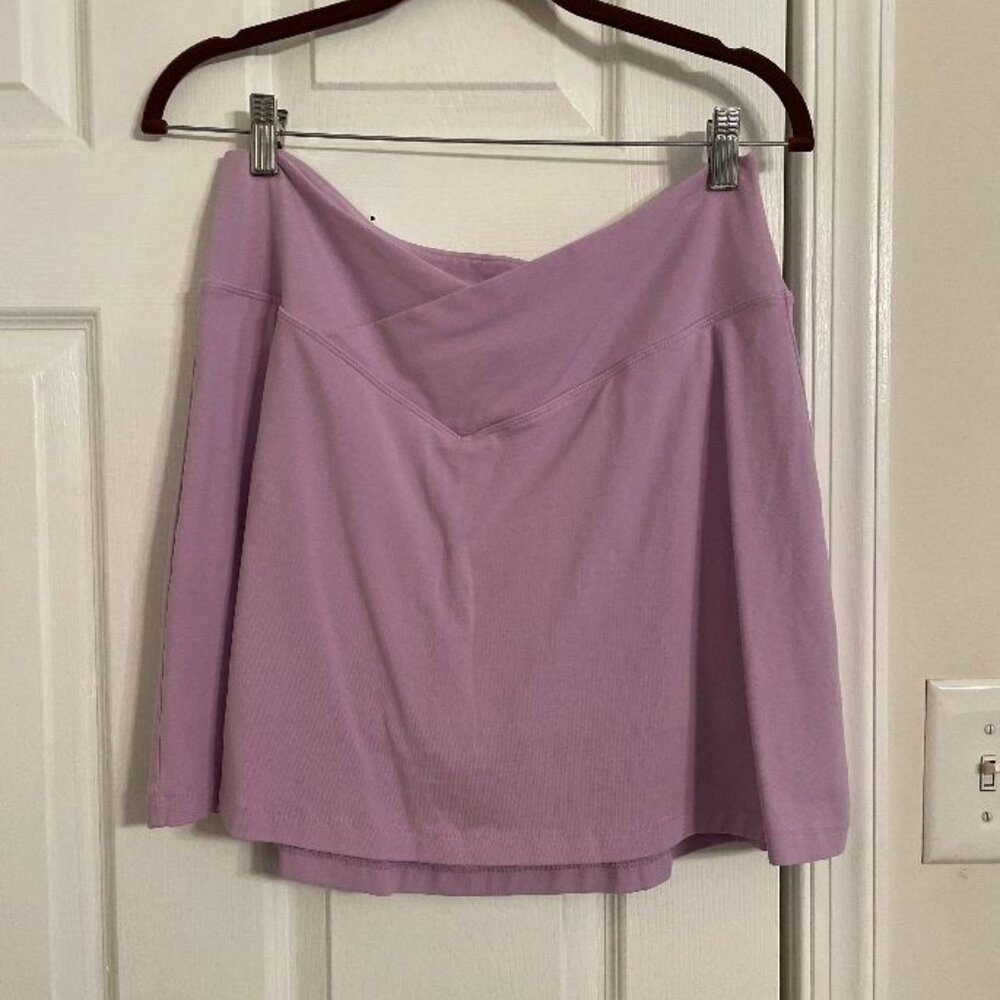 Victoria's Secret PINK skort crossover stretch NWOT lavender color XL